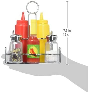 Melissa & Doug Condiments Set 6pcs Play Food SS Caddy for sale online 