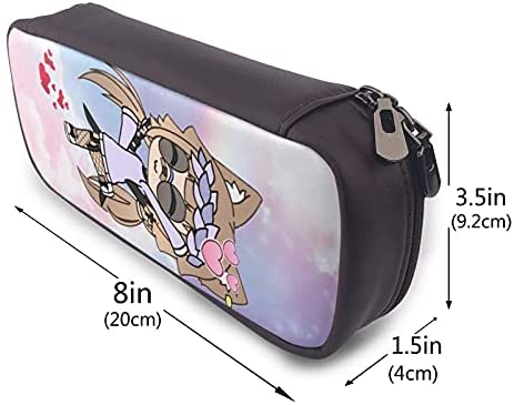 FUSTBIL Cute Large Pen Bag/Pencil Case Casual Cool Cute Student Learning Leather Custom Pencil Case Can Also Be Used As Purse Makeup Bag Fashion Pencil Case FUSTBIL Cute Large Pen Bag/Pencil Case Casual Cool Cute Student Learning Leather Custom Pencil Case Can Also Be Used As Purse Makeup Bag Fashion Pencil Case