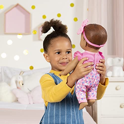 Ausdruck & Bewegung Braunes Haar Luvabella Neugeborenes Interactive Babypuppe 