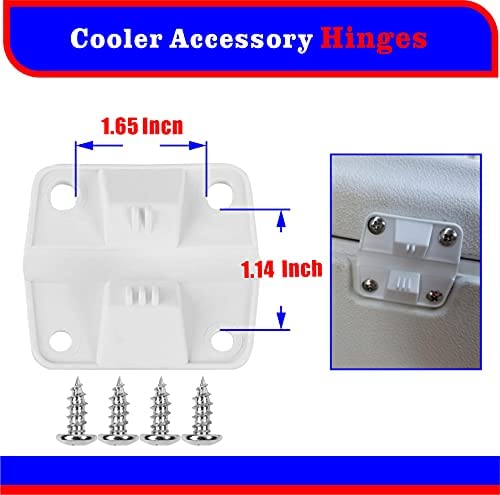 Coleman Cooler  Plastic Hinges And Screws Set