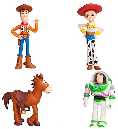 Historia De Mini Figuras De Acción Toy Cake Toppers Buzz Lightyear Woody Lotso Rex Jessie