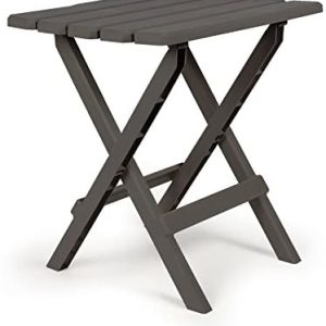 Portable Outdoor Folding Side Table Picnic Camping Weatherproof Rust Resistant 