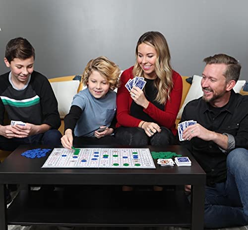 Cards and Chips Original Sequence Game with Folding Board 