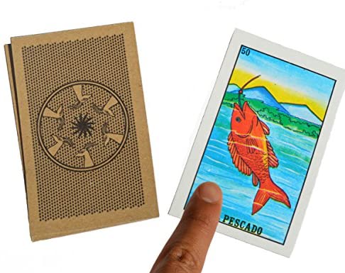 Naipes Gacela Loteria Mexicana Family Set of 20 Boards and Cards 