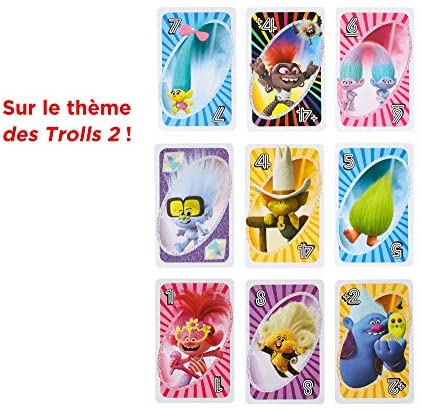 Mattel Games DreamWorks Trolls 2 World Tour UNO Card Game Brand New & Sealed 
