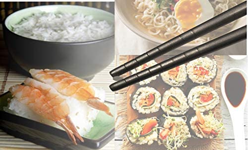 Valtcan Titanium Chopsticks Twin Set 2 Pairs Square Handles and Round Body Ti Ul 