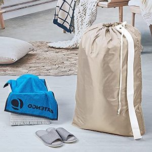 XL Nylon Laundry Bag Dirty Clothes Organizer Easy Fit a Hamper or Basket Blue 