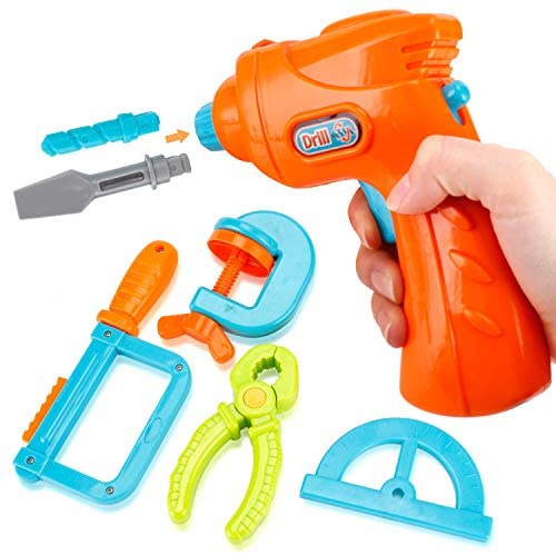 Liberty Imports Little Mechanic Power Tools Construction Toolbox Set for Kids for sale online 