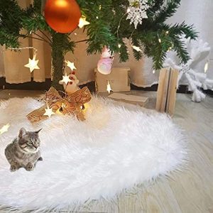 Christmas Tree Skirt Mat Party Snow Mat Cover Home Party Xmas New Year Decor 
