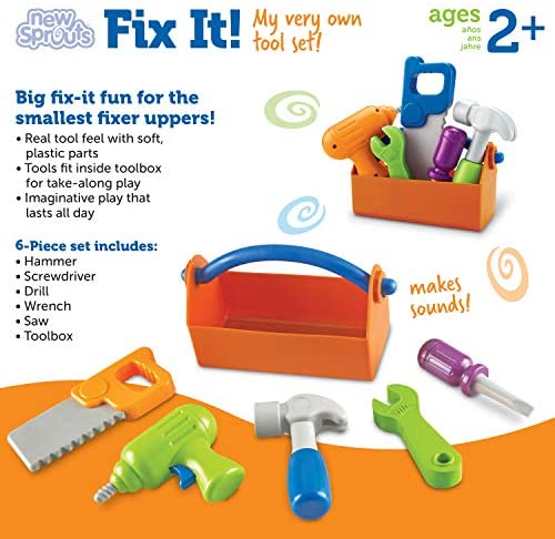 Details about   Learning Resources New Sprouts Fix It! Fine Motor Tools for Toddlers Pretend 
