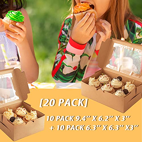 UPKOCH Cake Pastry Carrier Portable Cake Cupcake Tray with Cover Handles Party Favors White 