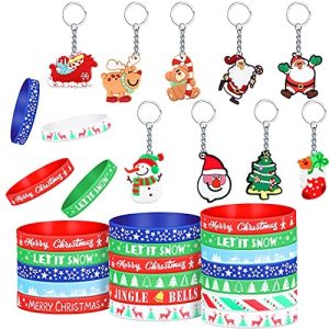 Stocking Stuffer Party Favor Rubber Bracelets And Ring 