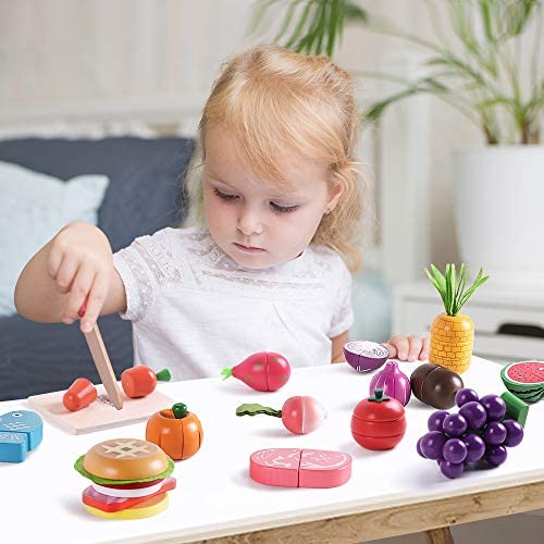 Details about   Wooden Magnetic Chocolate Cake Play Food Pretend Cutting Toy Kid Educational 