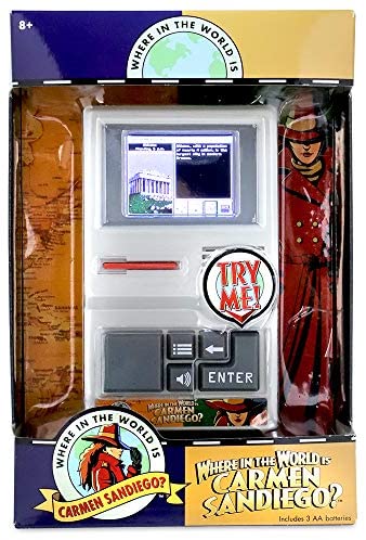 Basic Fun 09613 Carmen Sandiego Handheld Electronic Game for sale online 