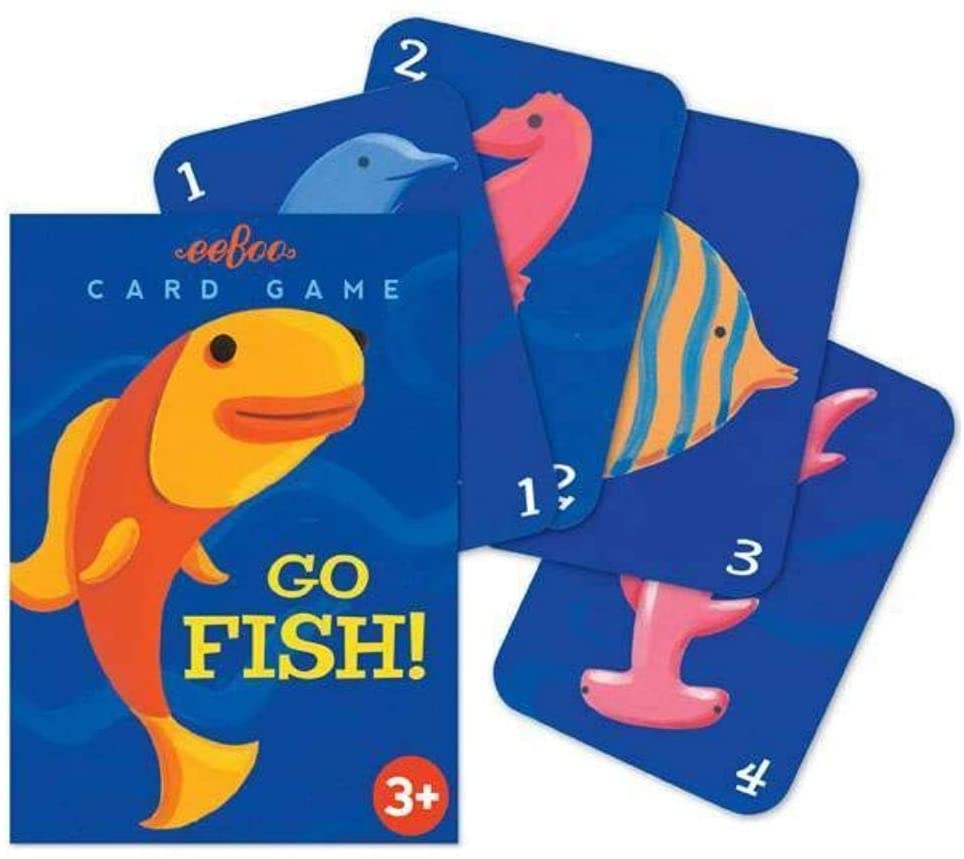 Eeboo Go Fish Card Game for Kids aged 3 yrs 