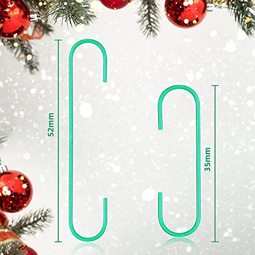 New 200PK Christmas Ornament Hooks Tree Wedding Garden Hangers Color Silver Gree 