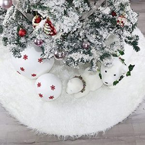 HUGE Round Christmas Tree Skirt Base Floor Mat Cover Xmas Party Ornament Decor 