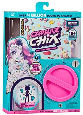 4.5 Inch Doll with Capsule Machine and Capsule Chix Ctrl+Alt+Magic Collection 