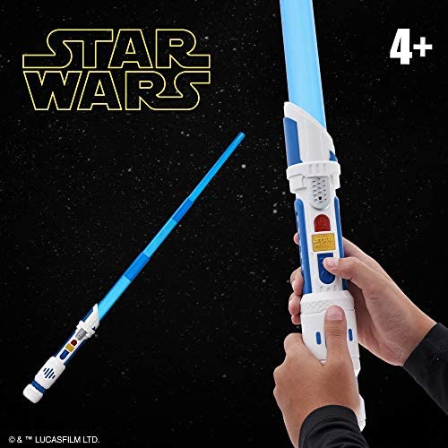 STAR WARS Scream Saber Lightsaber Toy, Record Your Own Inventive Lightsaber  Sounds & Pretend to Battle, for Kids Roleplay Ages 4 & Up, Brown