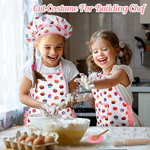 Kids Cooking and Baking Set 25 PCs Kids Chef Role Play Apron Little Boys & Girls 