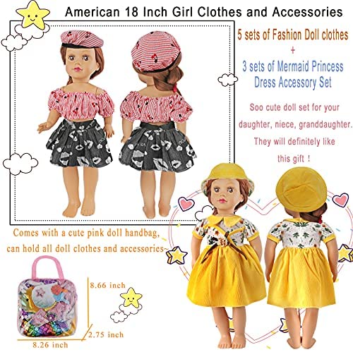 Hot Handmade Accessories18" Inch American Girl Doll Clothes Hair band swimsuit 