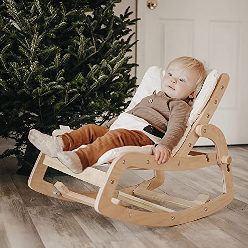 Funny Supply Toddler Rocker Multi Baby Wooden Lounge Chair With Cushion Booster Seat Belt 3 In 1 For Homefurniturelife Funny Supply Toddler Rocker Multi Baby, Toddler Rocking Chair Cover