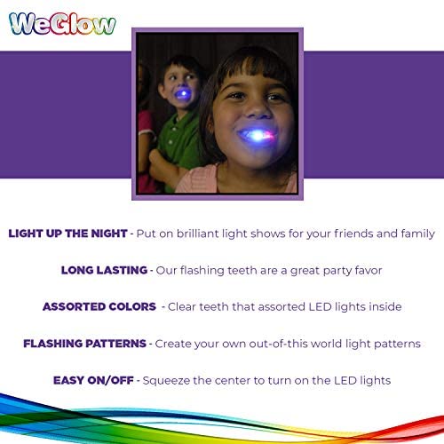 Flashing Light Up Teeth WeGlow 