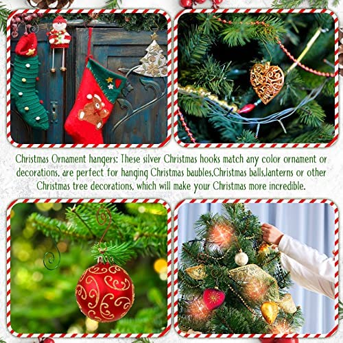 Ornament Hooks Xmas Tree Decoratio Stainless Steel Hooks Christmas Tree Hanging 