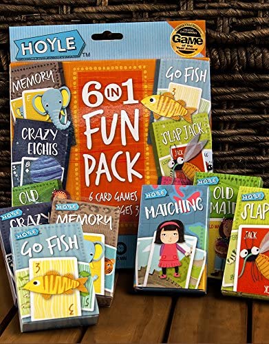 Kid's Fun Pack Card Games For Ages 3 and Up 