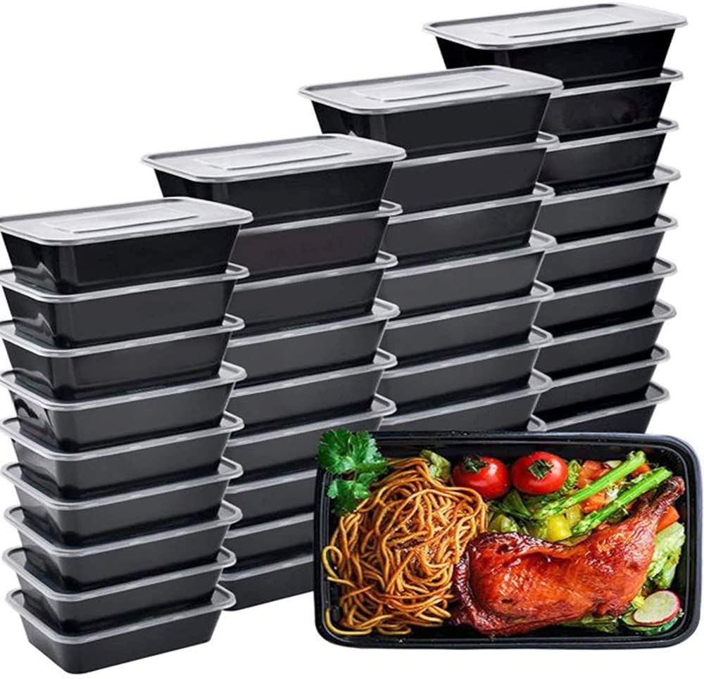 Meal Prep Food Containers BPA Free Lunch Box With Lids Reusable Microwavable New 