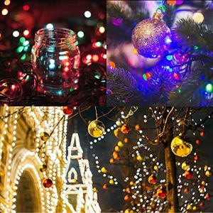 UK LED Solar Power Fairy Lights String for Outdoor Garden Party Roof Xmas Tree 