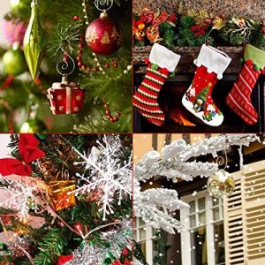 NEW ~ Lot of 6 packs ~ 900 Silver Wire Hangers Hooks Christmas Tree Ornament MIB 