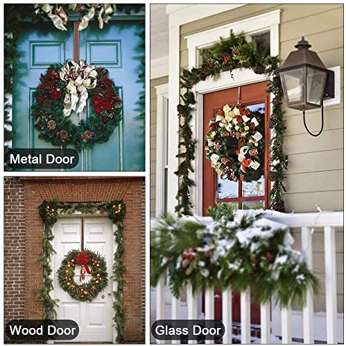 20lb Black-1 Pack Myfolrena Adjustable Wreath Hanger from 15-24Inch Metal Wreath Hook for Front Door 20lb Black-1 Pack Myfolrena Adjustable Wreath Hanger from 15-24Inch Metal Wreath Hook for Front Door