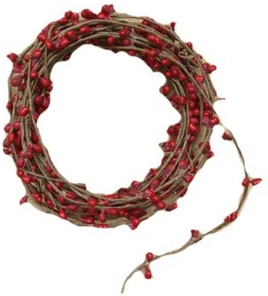 Pumpkin Orange Pip Berry String Garland 18 feet 