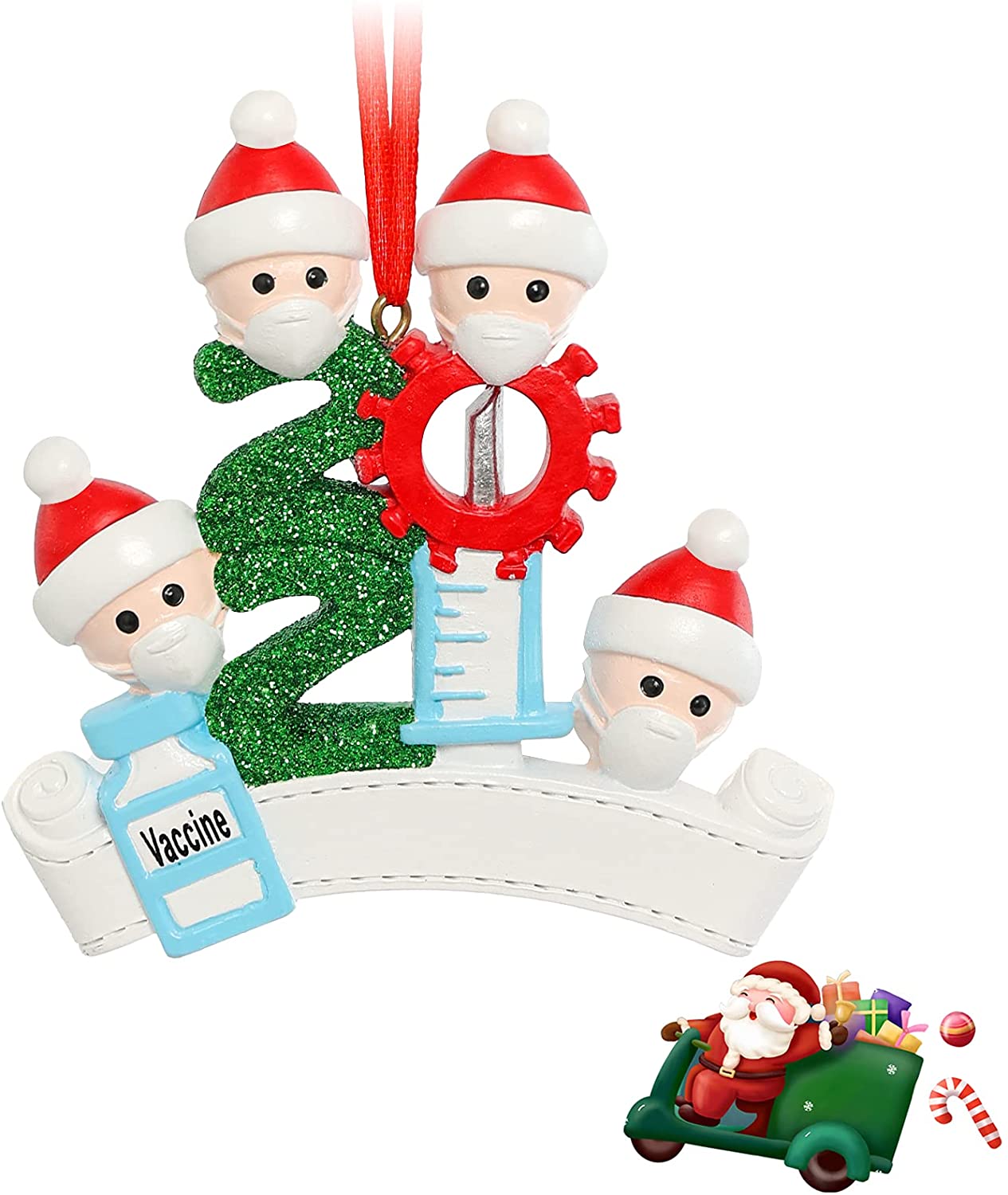 Personalized DIY Christmas Ornaments Hanging Family Name Xmas Ornament Decor 