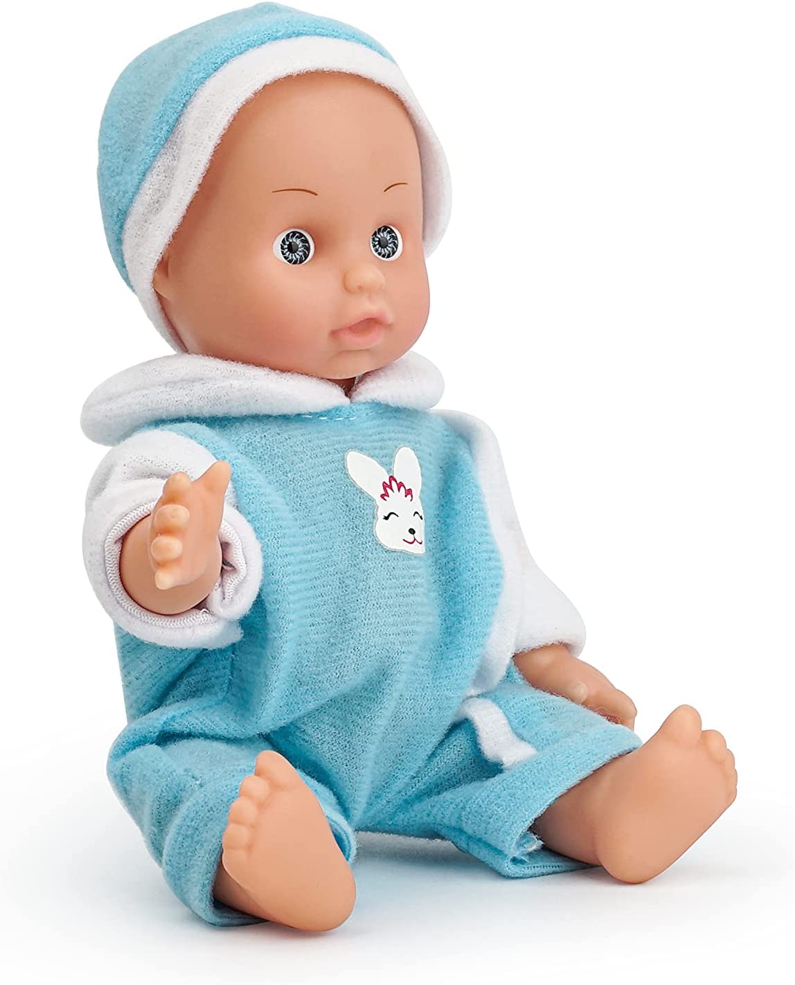 Baby Doll7.5 Inch Talking Baby Doll for kids, with Sound Effect, Removable  Outfit and Hat, for 2 Years Old Boys and Girls Gift