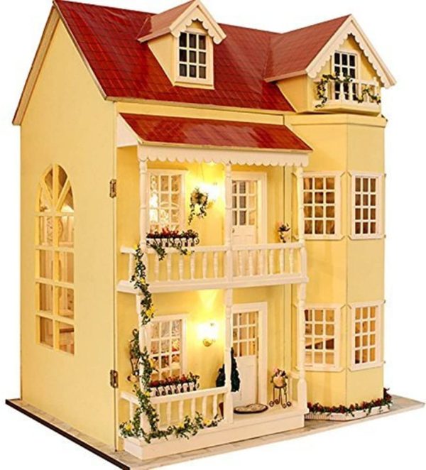 Flever Dollhouse Miniature Diy House