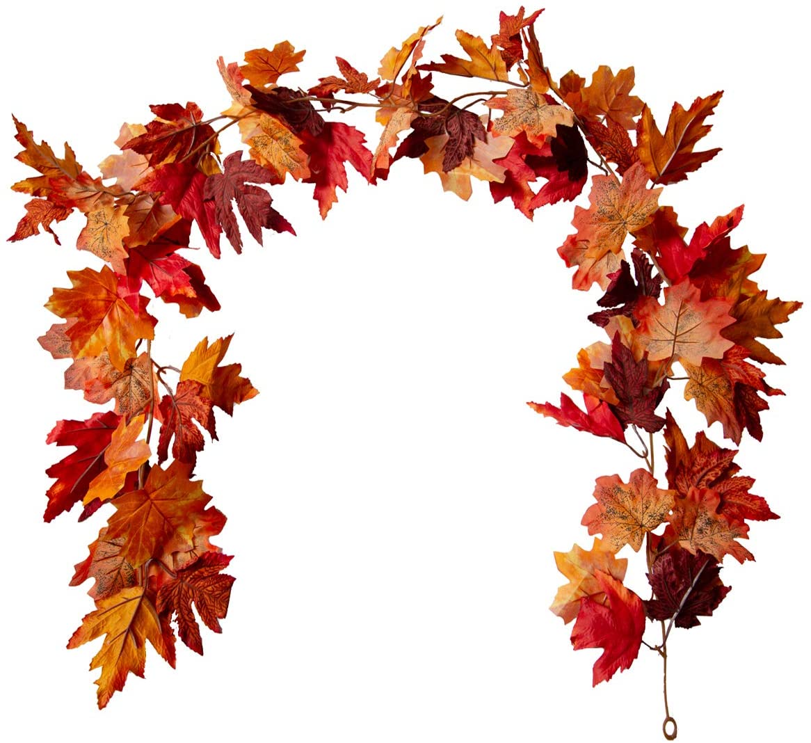 SUUKI 6Ft Artificial Maple Leaf Garland Fall Foliage Autumn Hanging Vine  for Outdoor Home Thanksgiving Christmas Fireplace Mantel Decor(Maple C) –  Homefurniturelife Online Store