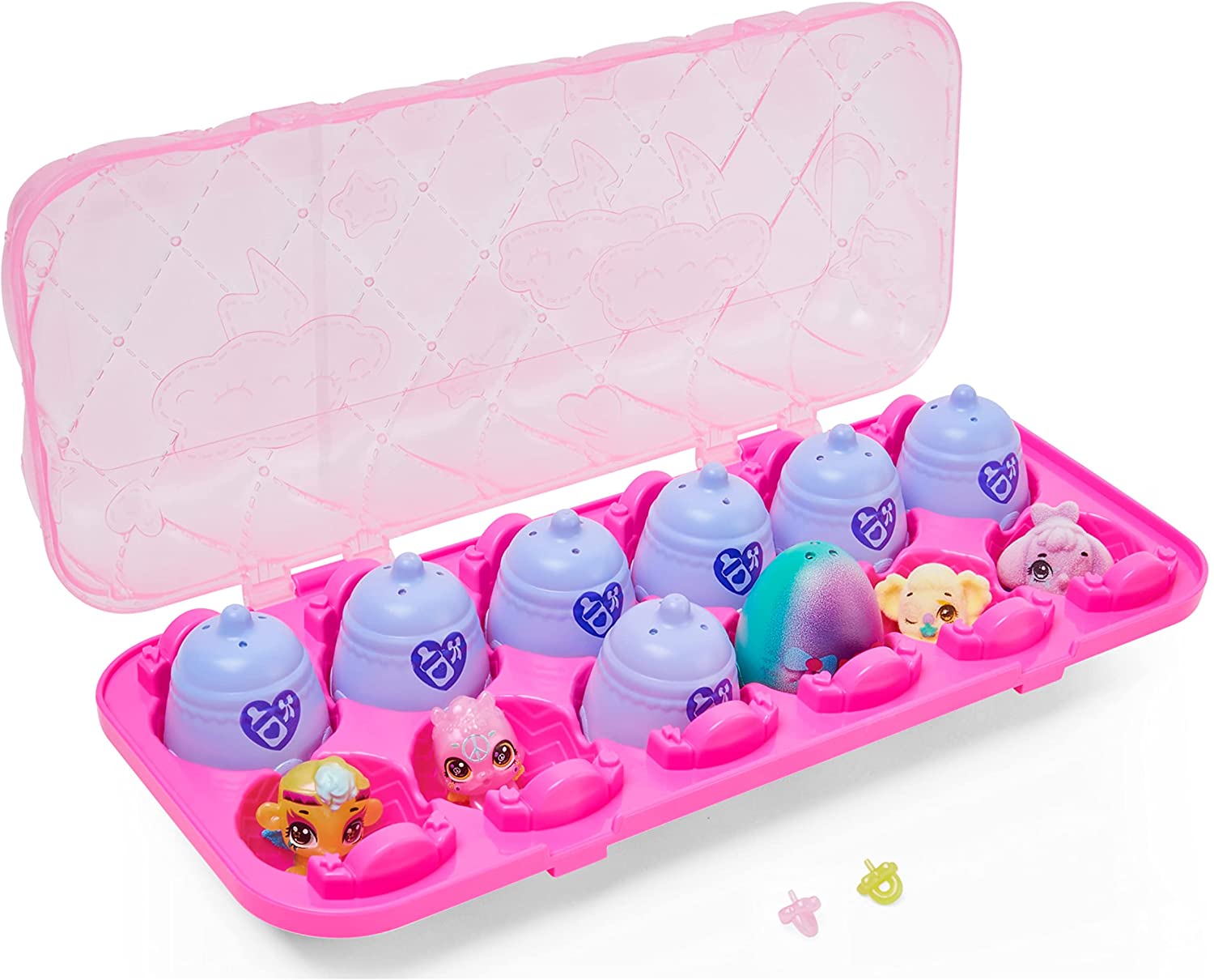 Hatchimals CollEGGtibles Neon Nightglow 12-Pack Egg Carton For Kids Brand New 