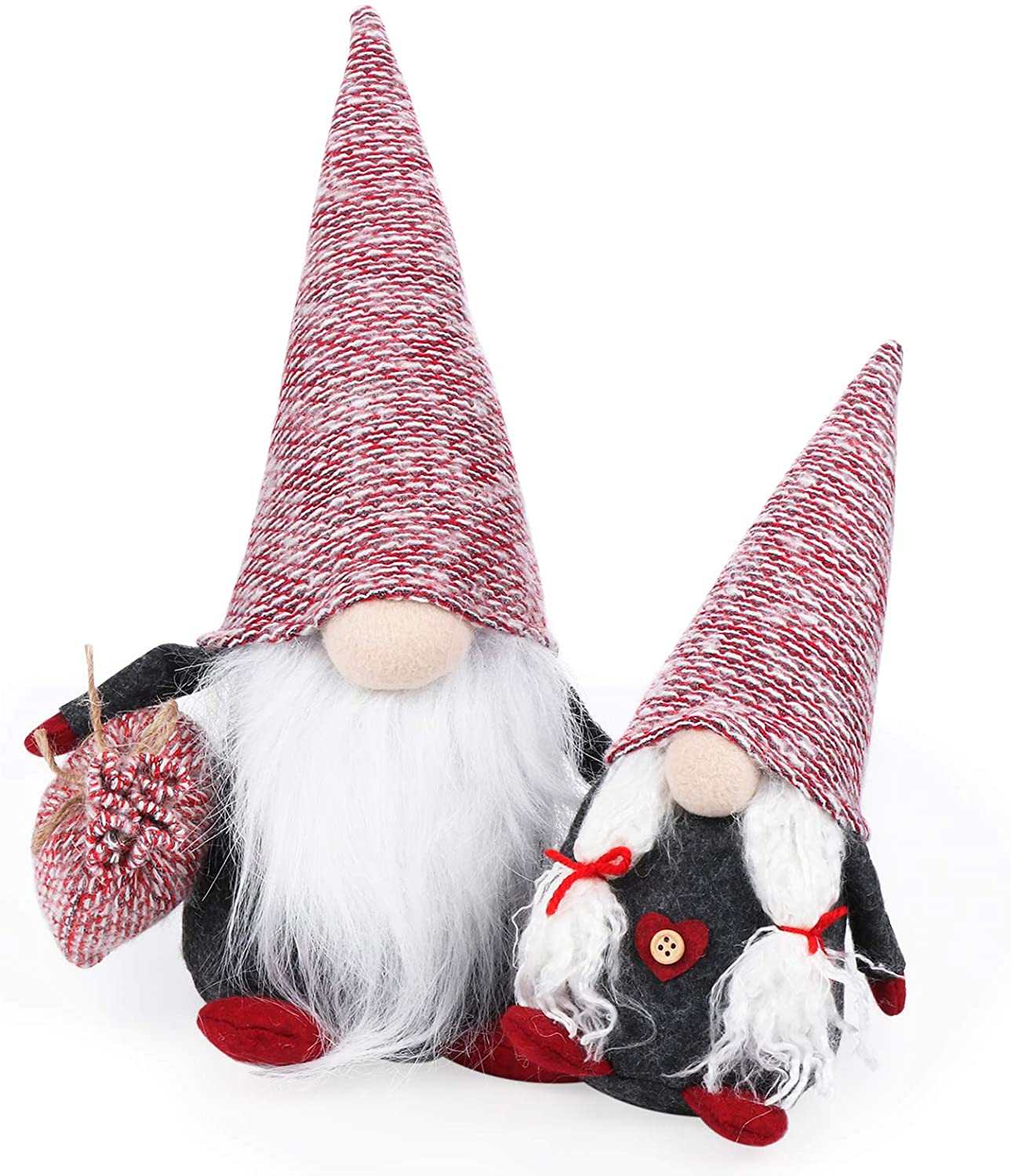 Gray 8 Inch Polar Gnome Plush 
