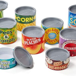 Details about   Melissa & Doug Let's Play House Grocery Cans 
