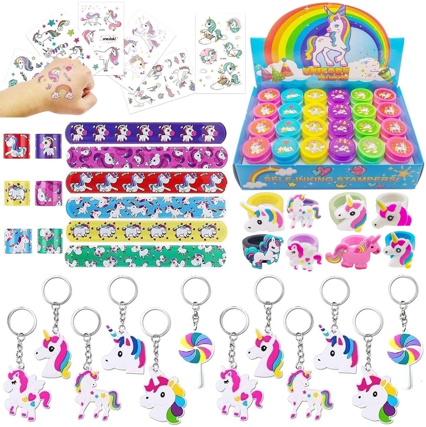 Unicorn Favors Glassess Magical Unicorn Rainbow Supplies & Party Bag Fillers LOT 