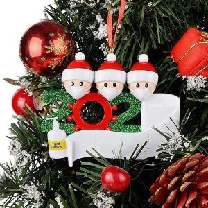 For 2020 Christmas Hanging Ornaments Gift Personalized Xmas Tree Decorations Kit 
