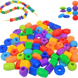 String Lacing Beads Set for Toddlers Preschool Educational Number Toy 