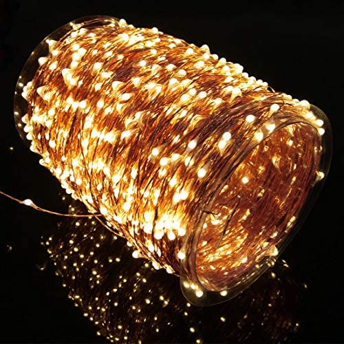Dreamworth Dimable Led String Lights Plug in Fairy Lights, 333Ft 