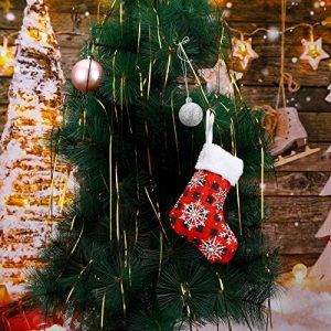 Tinsel Stocking Hanging Tinsel Christmas Decoration Christmas Tree Decoratio 