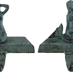Party Explosions Mermaid Aqua Cast Iron Stocking Holder