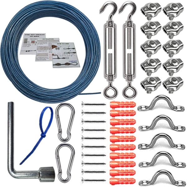 wire rope lighting kit in stock