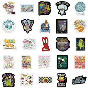Cool Classic Cartoon Stickers 50pcs, 90s Cute Laptop Stickers for Kids Teen  Water Bottles Computer Phone Luggage Car Bike Skateboard –  Homefurniturelife Online Store