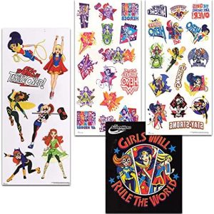 25 DC Comics Super hero Girls Stickers Party Favors Teacher Supply Wonder Woman 